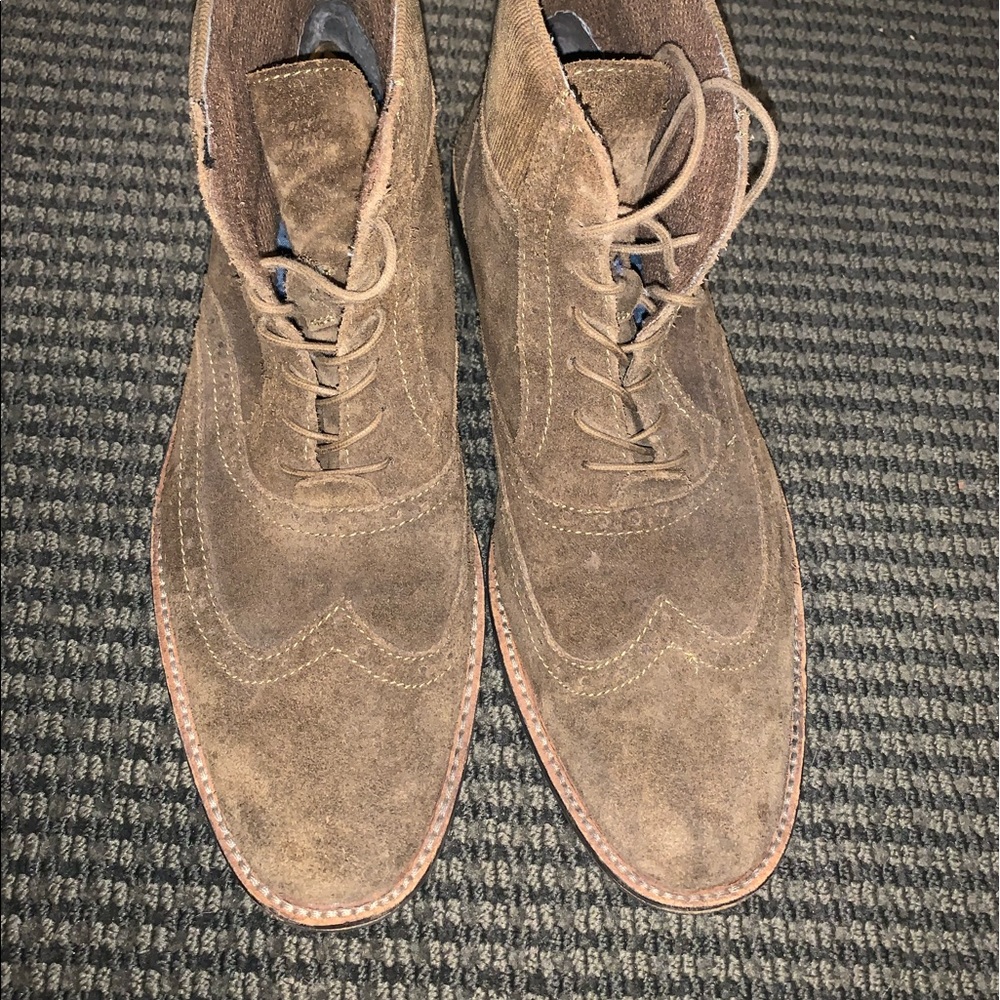 Mens Suede dress boots size 10.5